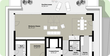 Grundriss Penthouse